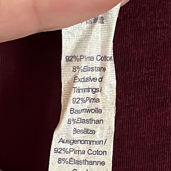 CRZ YOGA Pima Cotton Oversized Long Sleeve Workout Top Large - Picture 5 of 5